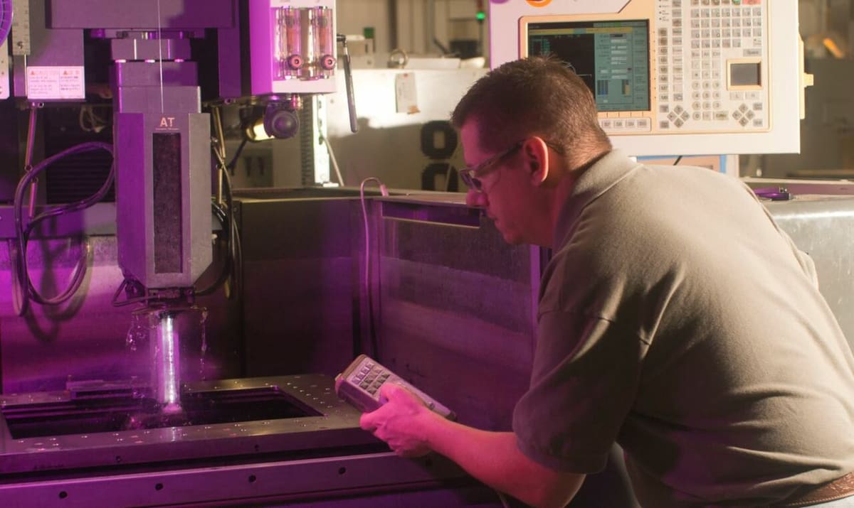 BDE offers wire EDM with a dimensional tolerance of +/- 0.00254 mm