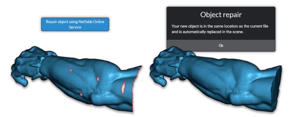 Repair Models (Netfabb Online)