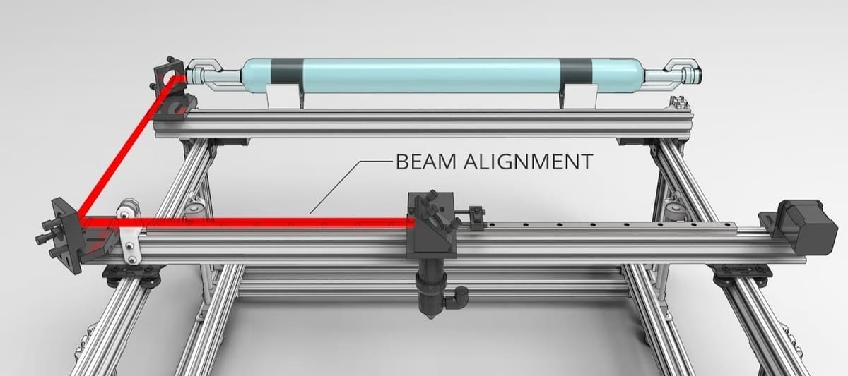 The CO2 laser construction can be complex due to various moving components