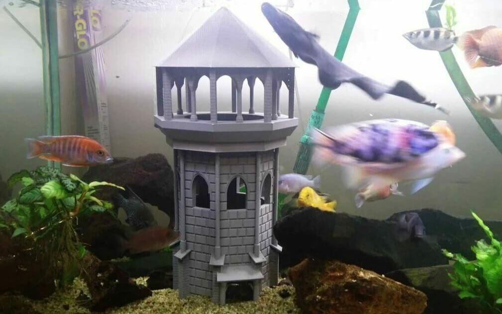 This guard tower design was inspired by Age or Empires
