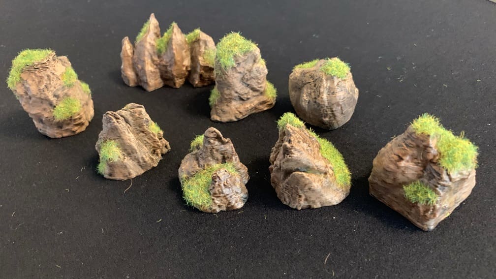 These rock formations have a lot of detail to remind your fish of home!