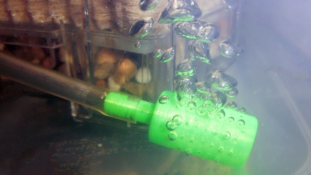 This simple part is designed to keep the water moving in a fish tank