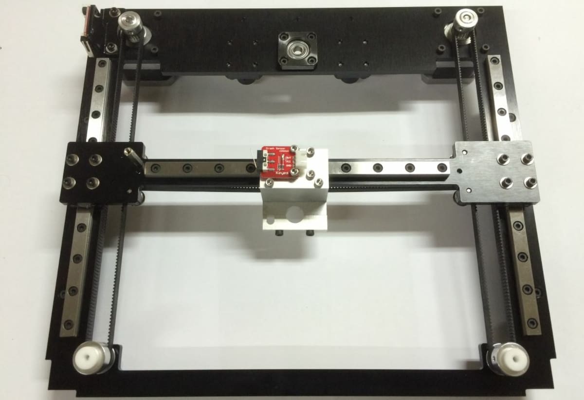 H-bot printers look like the letter 'H' from looking down