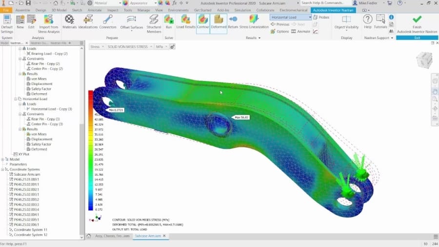 Inventor's simulation capabilities are one of its unique aspects 