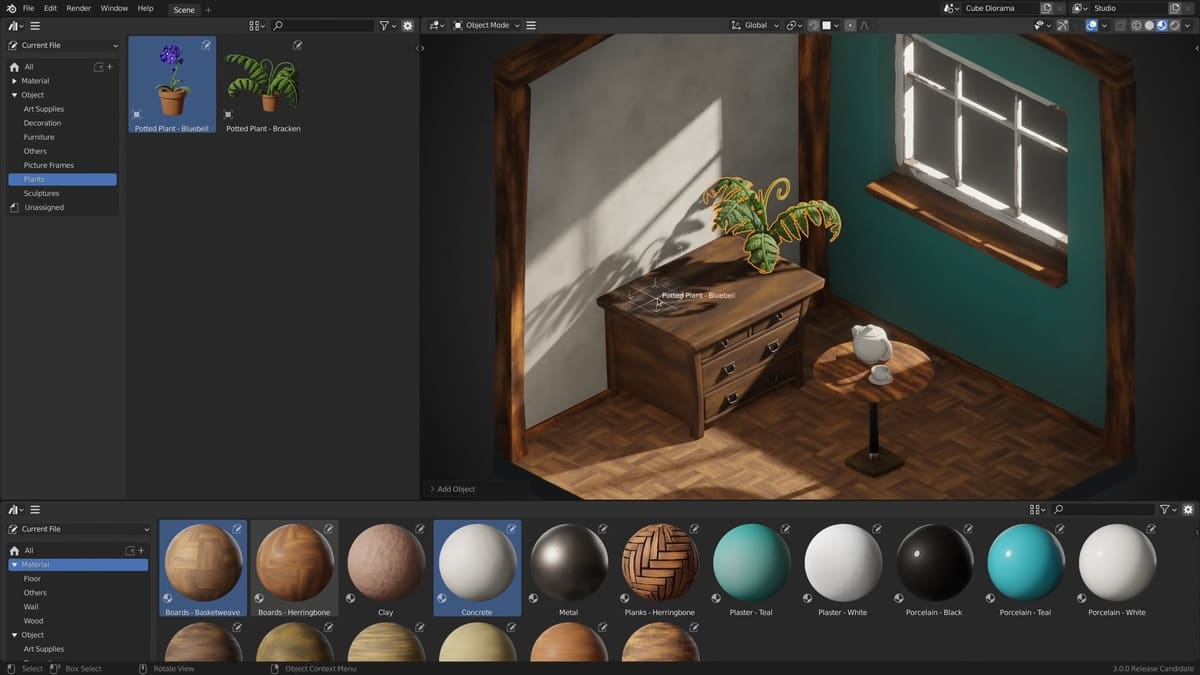Image of Blender 3.0: The Most Important Changes: Asset Browser