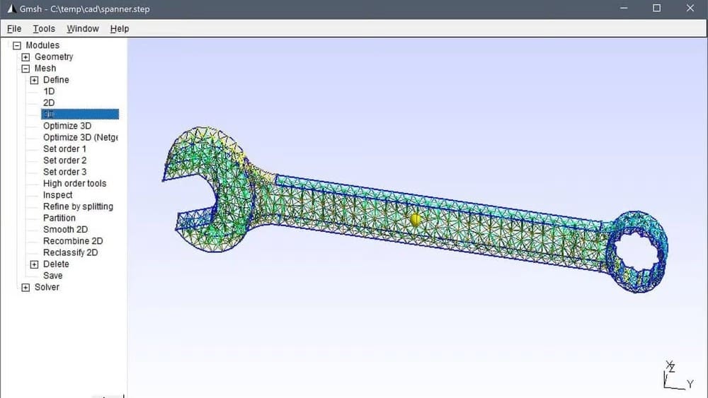 Working in a mesh can be useful for many applications