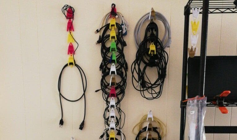 Image of: 11. Cord Hanger
