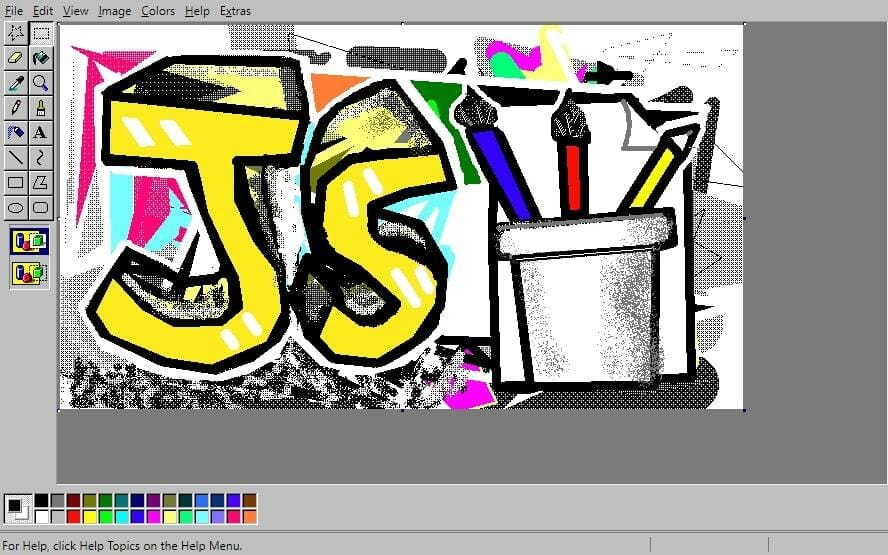 JS Paint is a great option for 2D drawing