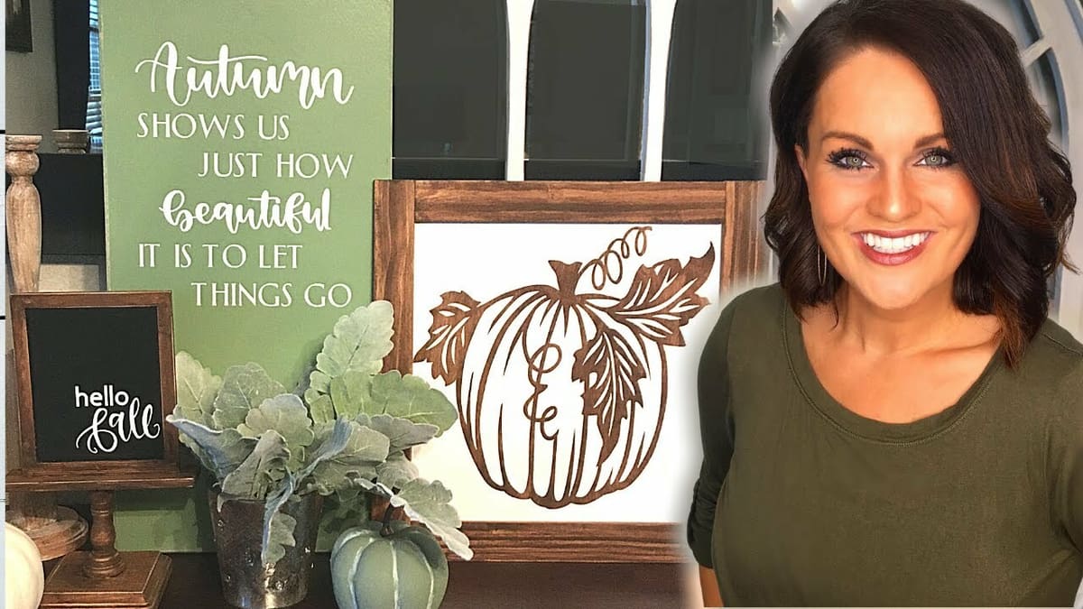 Making Cricut farmhouse decor