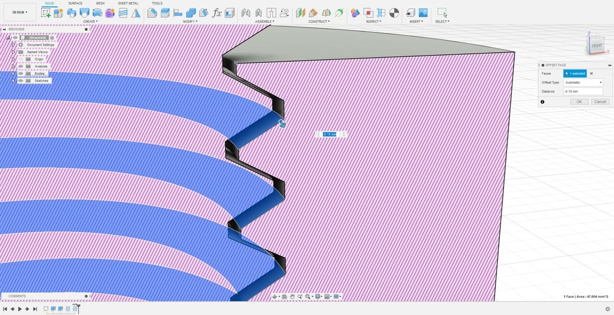 Improving fitment of a threaded hole with a push/pull tool