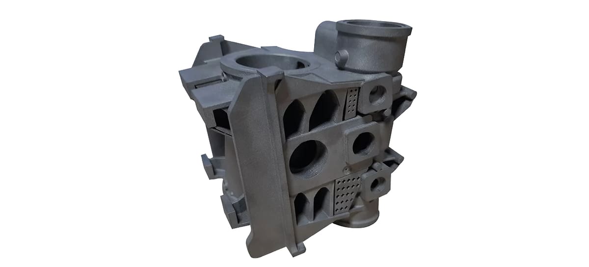 Image of SLM 3D Printing / Metal LPBF: Energy: Steam Distribution Block