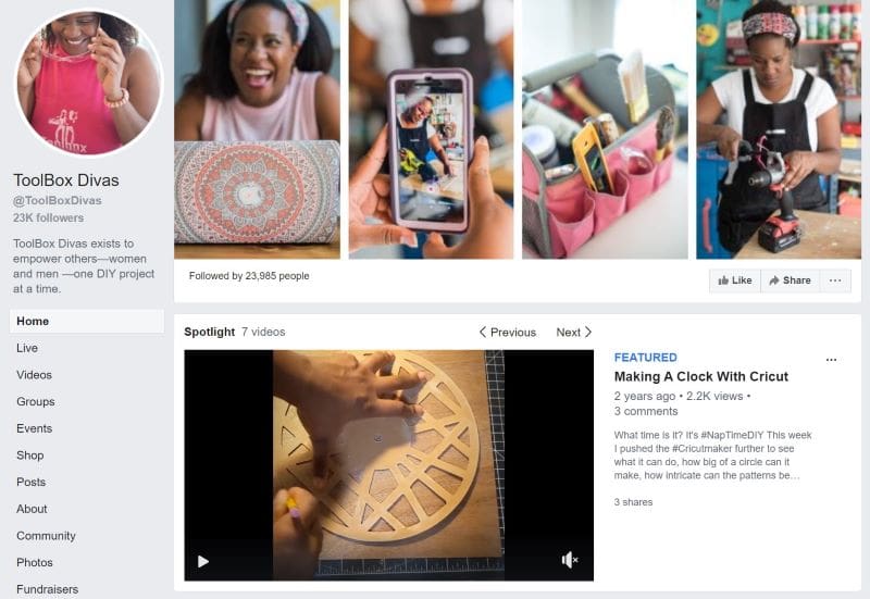 Many crafters feature Cricut projects across various platforms
