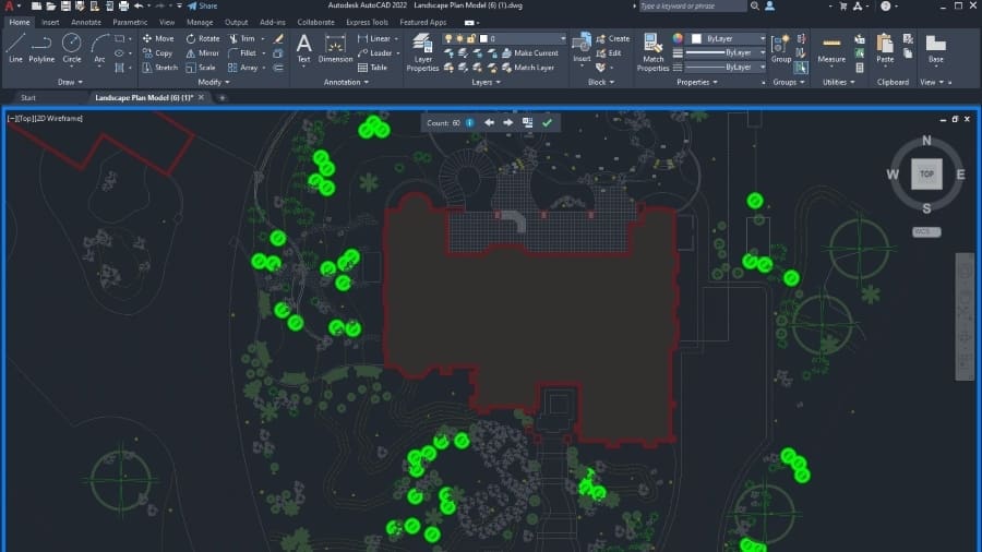 AutoCAD's UI can feel a bit overwhelming, but the many shortcut keys make for a easier experience 