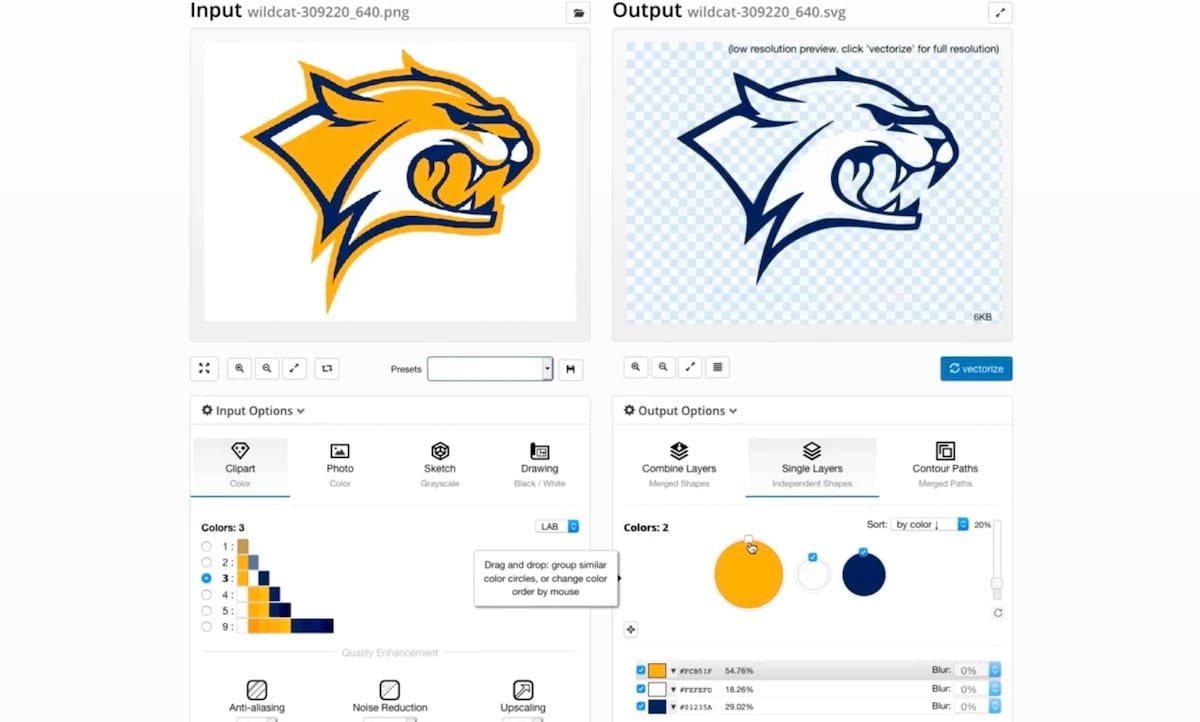 Commercial, online, vectorization tools do a great job of converting for a nominal cost