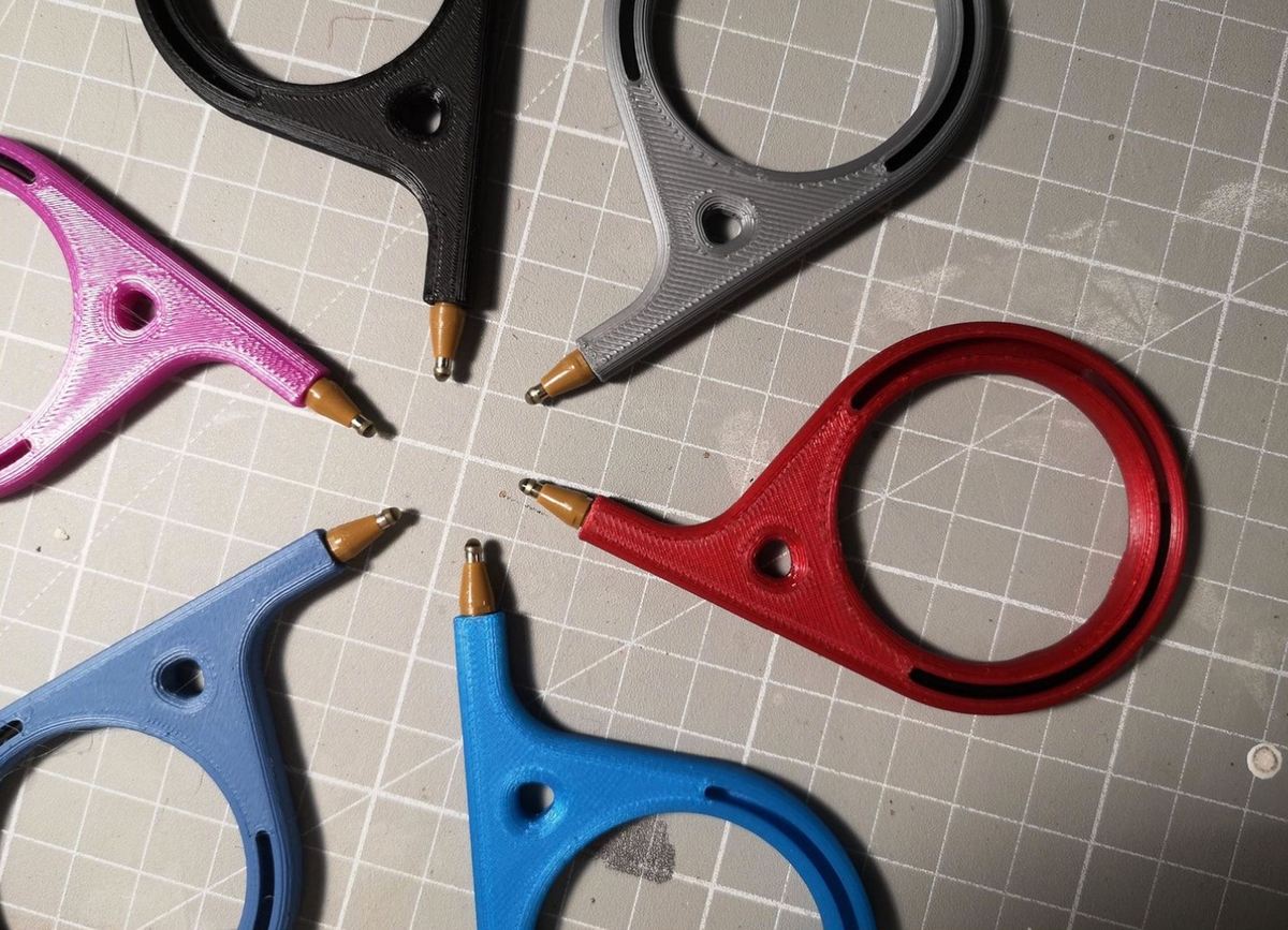 Photo de Objet 3D fun et facile à imprimer / impression 3D facile: Circle Pen