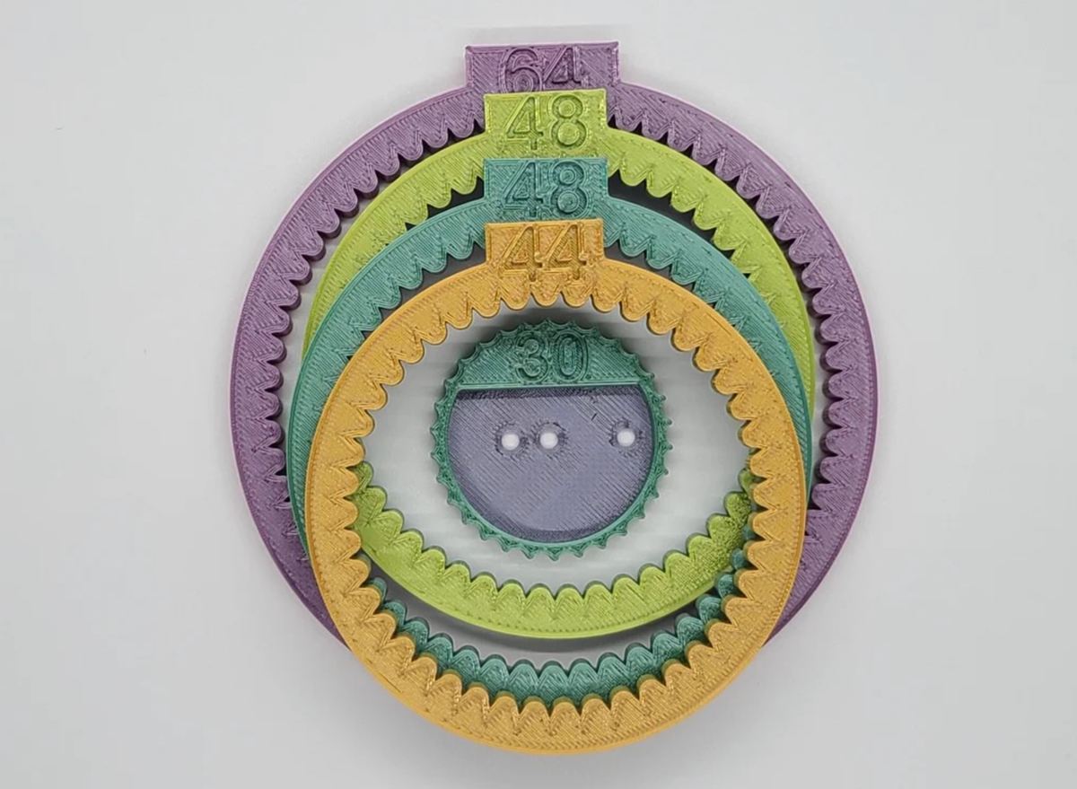 Photo de Objet 3D fun et facile à imprimer / impression 3D facile: Spirographe