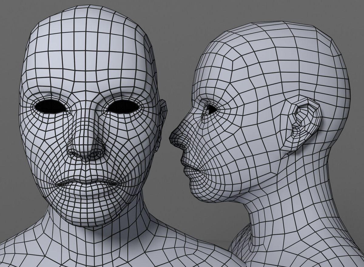 An OBJ model (Blank Female Game Avatar created by Alizhea)