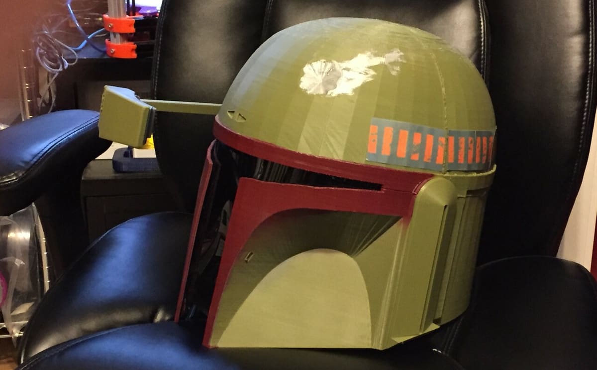 Some post-processing will draw attention to the helmet's battle scars