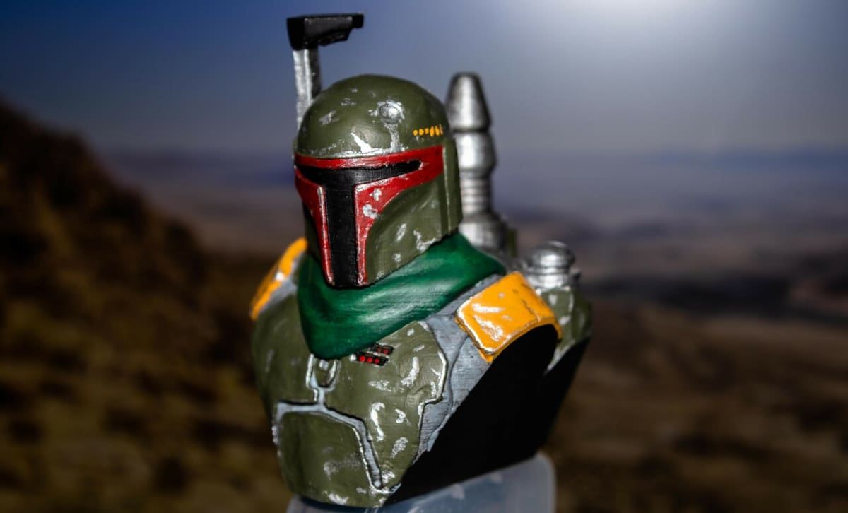 A detailed paint job takes this bust to the next level