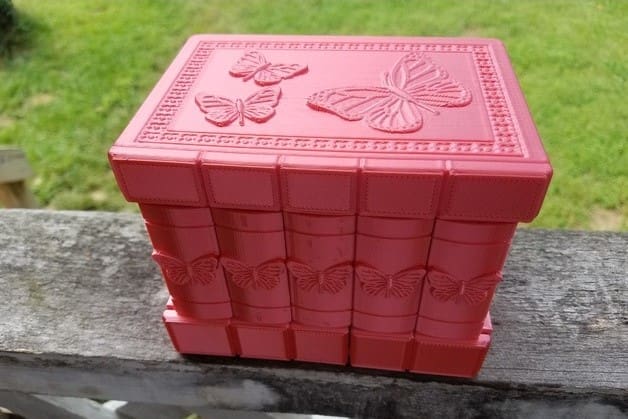 While it looks like an antique box, this puzzle has many hidden moving parts