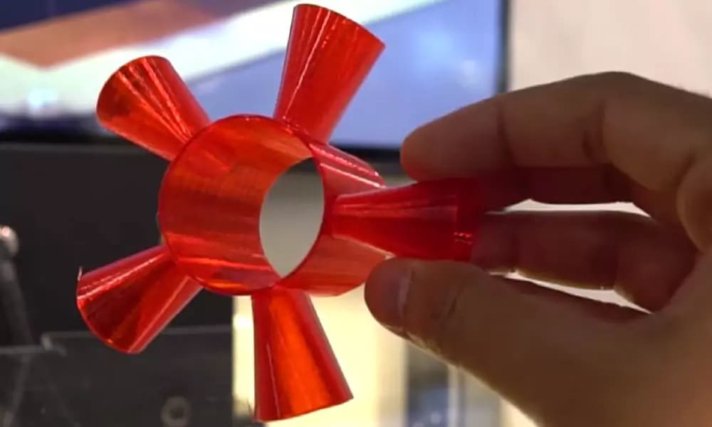 A 5-axis printed part