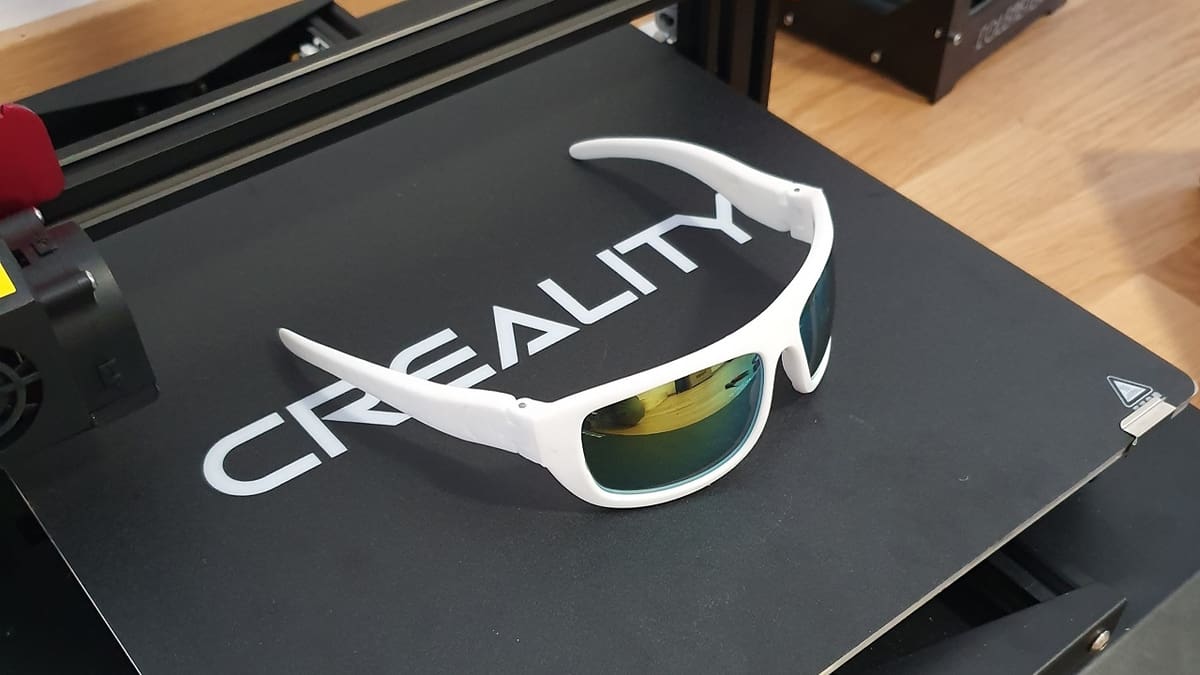 The curved shape is achieved with a heat gun