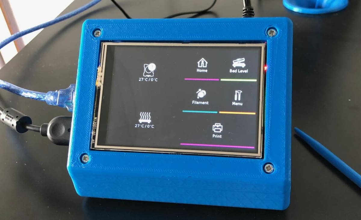 With OctoScreen, you can heat components, change filament, start prints, and more