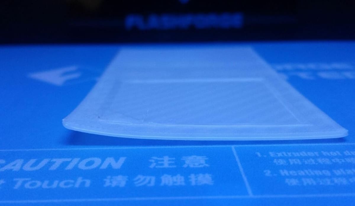3DLac can help prevent warping by adhering the first layer to the build surface