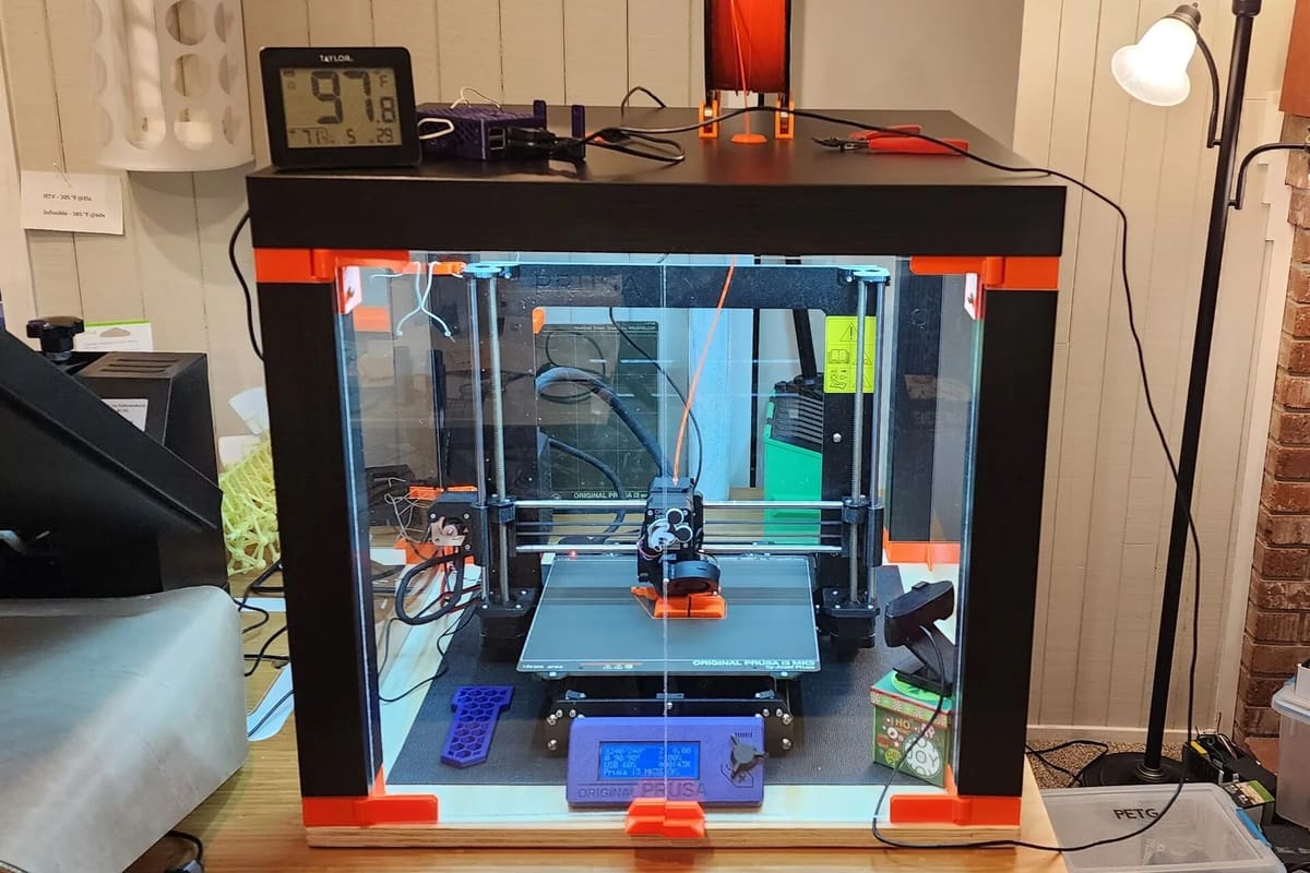 A make of the ever popular Prusa i3 MK3 enclosure