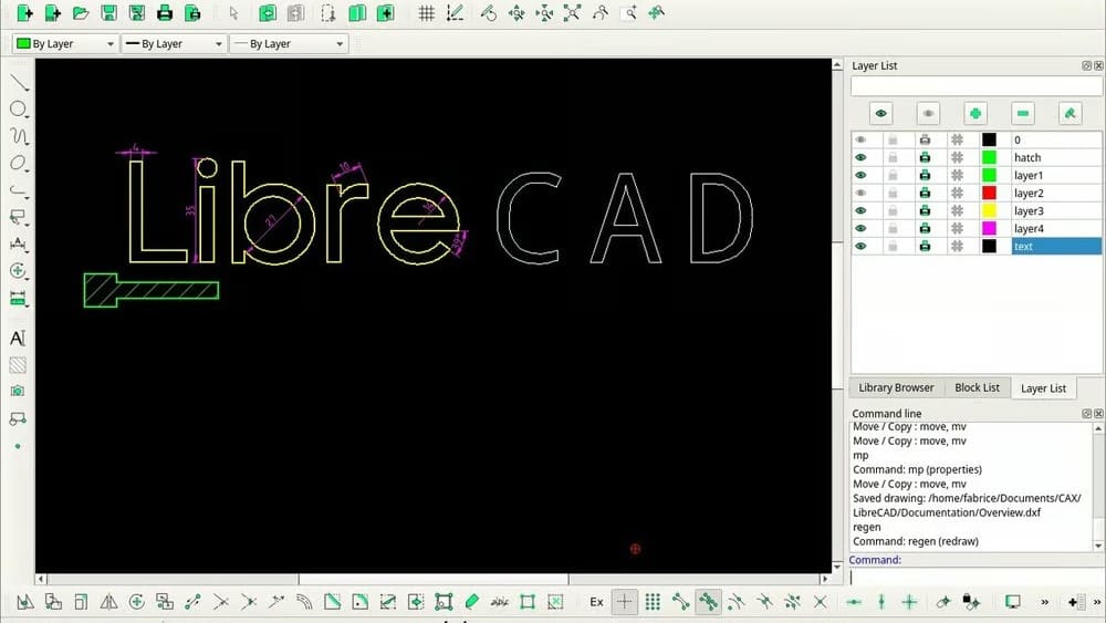 Image of: LibreCAD