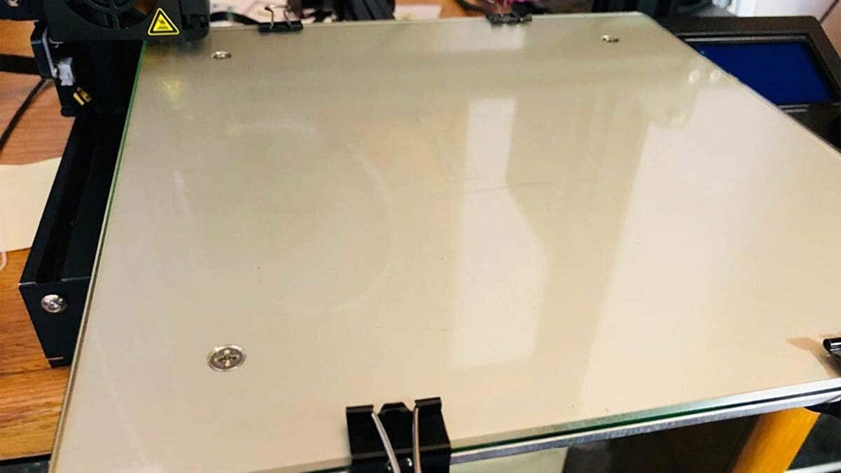 Bild von Die besten Creality Ender 3 (V2/Pro/Max/Neo) Upgrades : Glasdruckbett