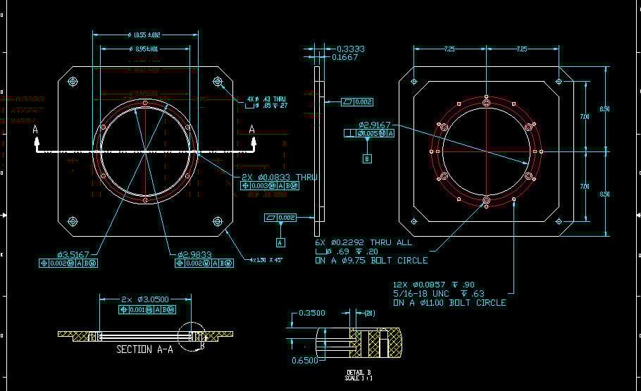 2D blueprints is the best way to present your designs!