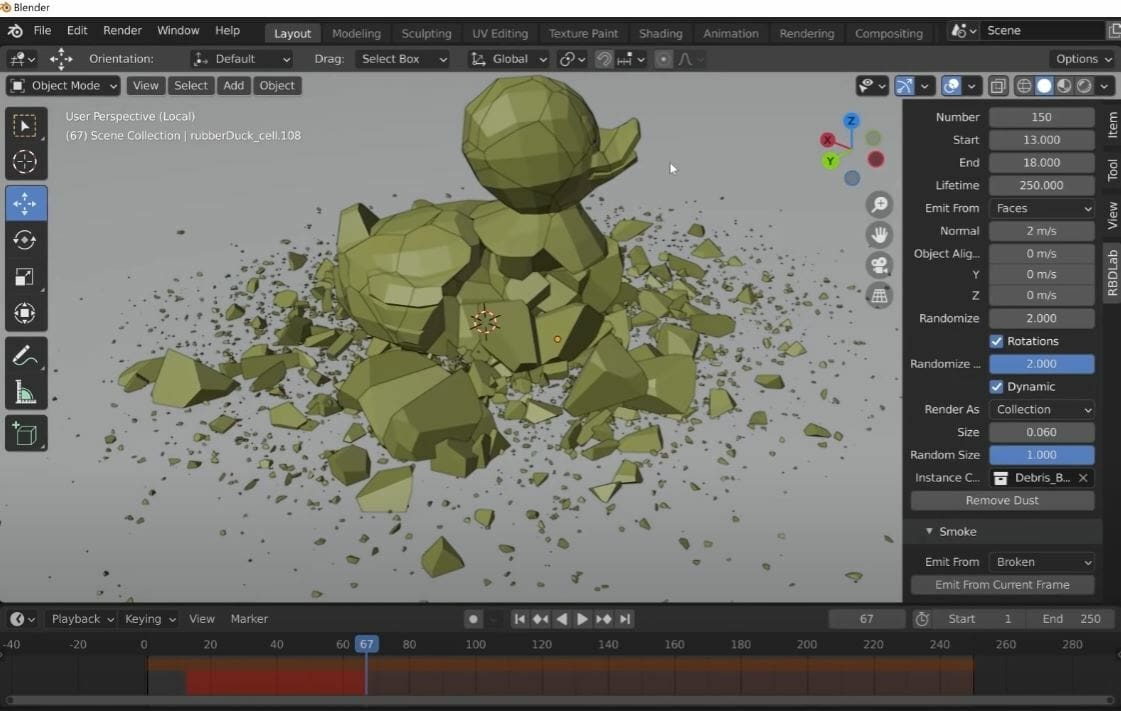 RBDLab is great for animating destruction
