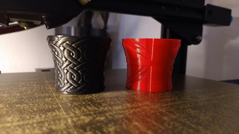 Applying different textures brings interest to simple shapes like egg cups