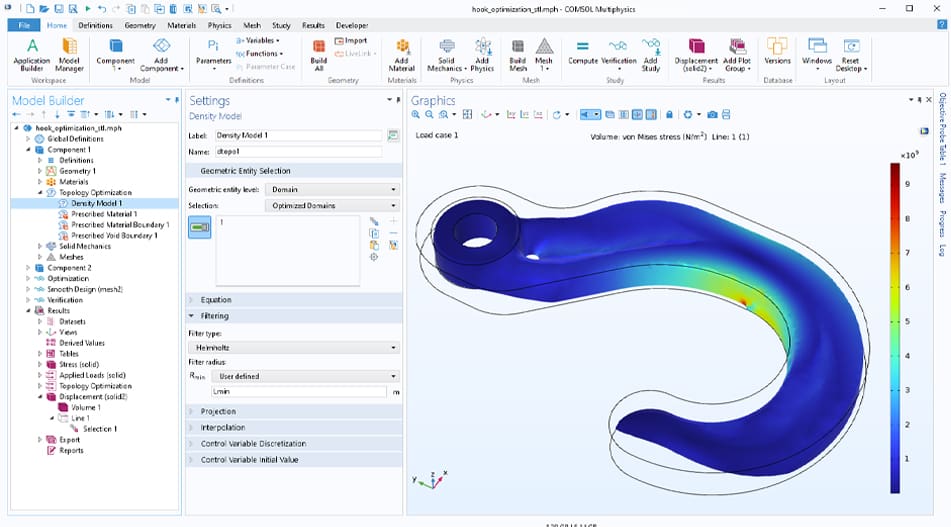 Image of Simulation Software: Comsol Multiphysics 6.2