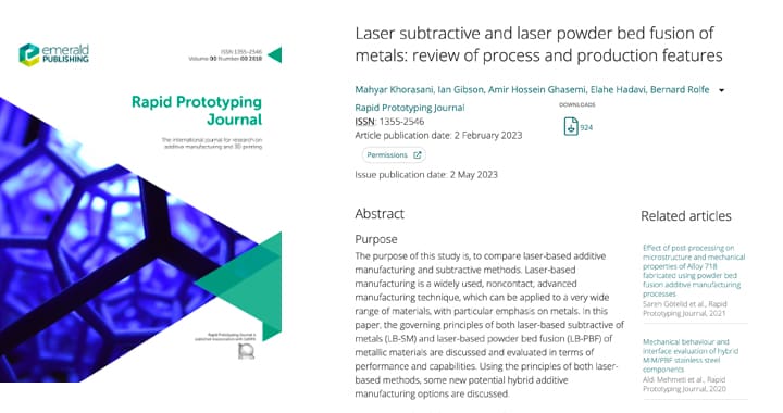 Image of: Rapid Prototyping Journal