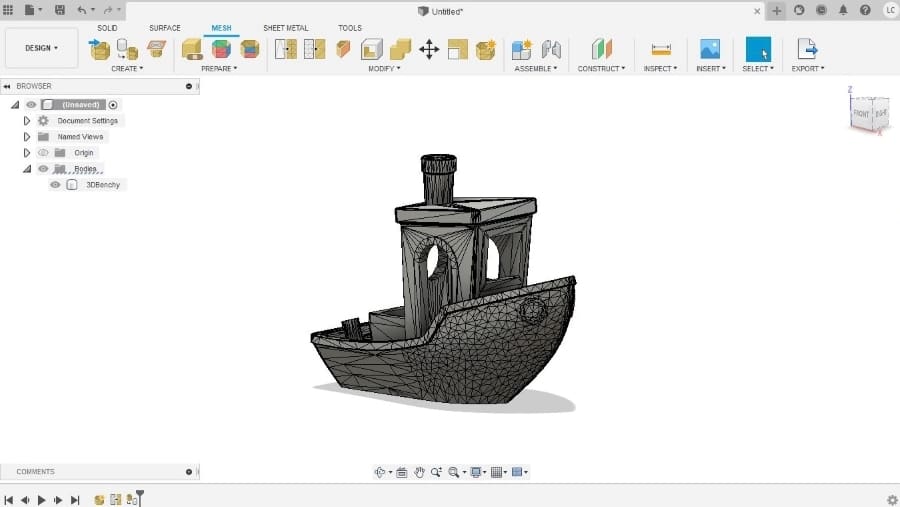 Be sure to check the final dimensions of the solid body after conversion