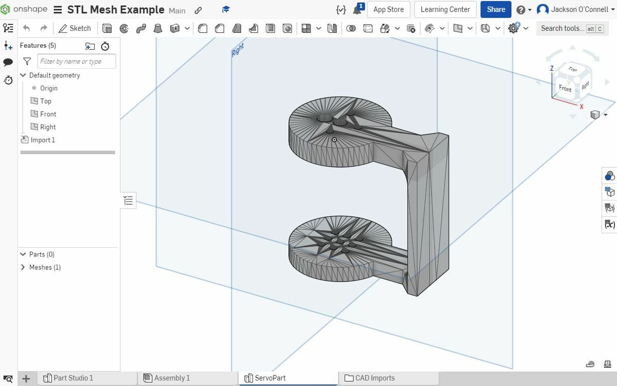 STL files are an inaccurate mesh compared to IGES files