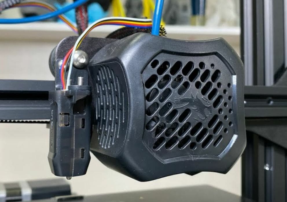 The CR Touch attaches to the printhead and has a retractable probe