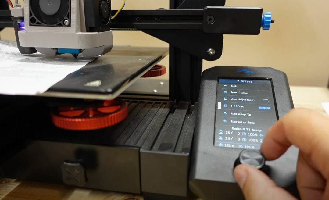 Once installed, you can usually adjust the Z offset on your printer's LCD