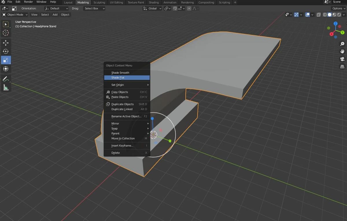 Right click your model's face and select 