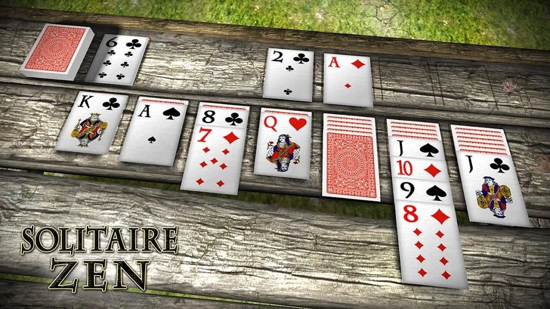 Have a Zen time playing Solitaire