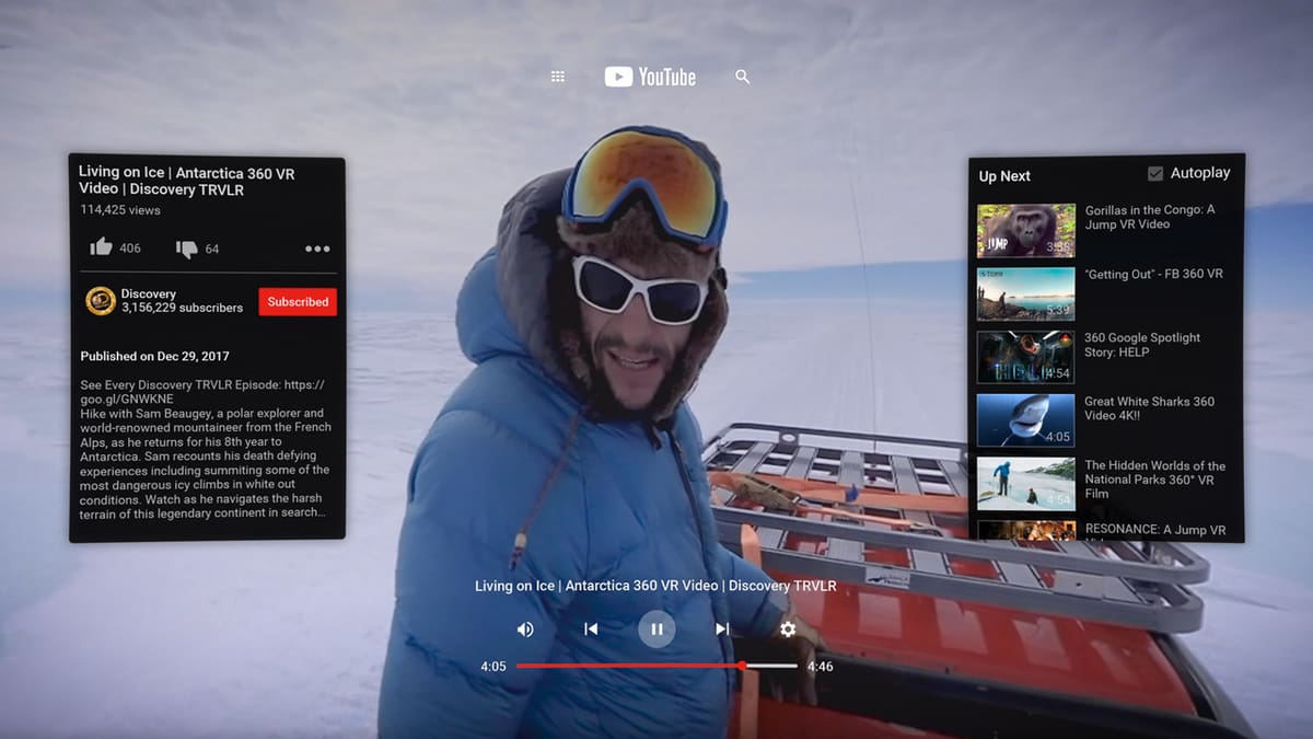 Watch YouTube videos in immersive phone VR