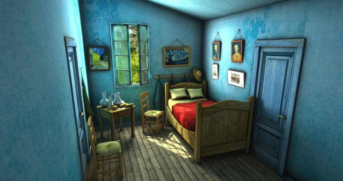 An inspiring room model on Sketchfab VR