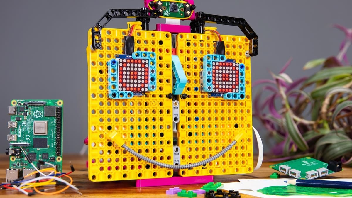 A HAT makes the robot happy
