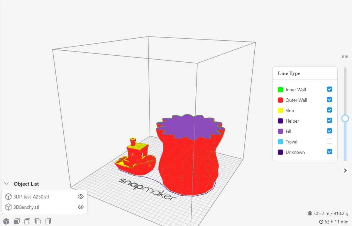 Final preview after G-code generation