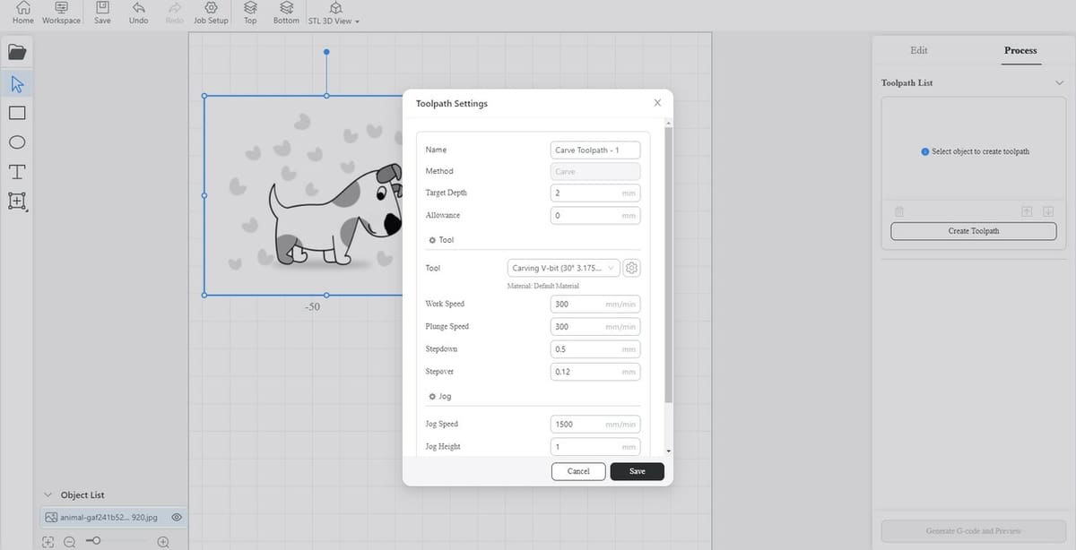 Snapmaker can also do simple CNC carving operations