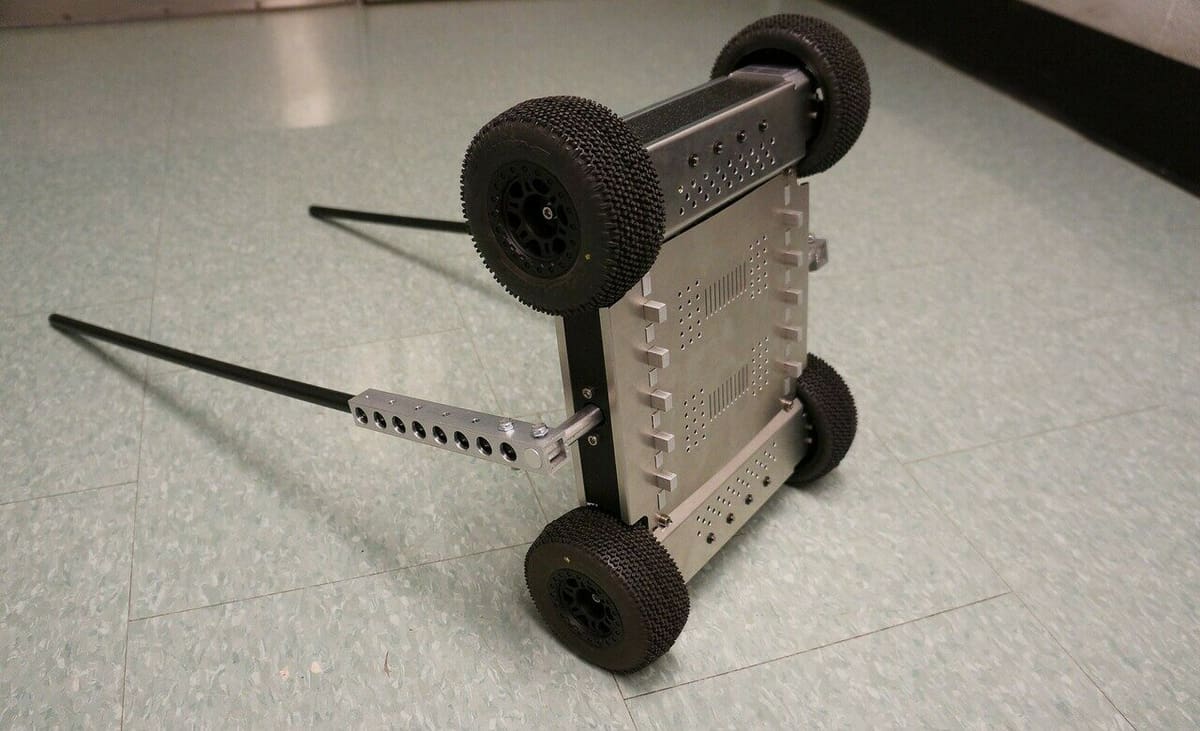 Not even stairs can stop it