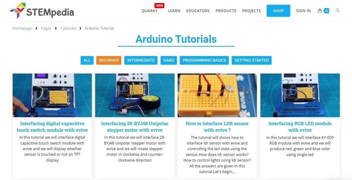 Clearly categorized tutorial levels mean there's something for total beginners through to total pros