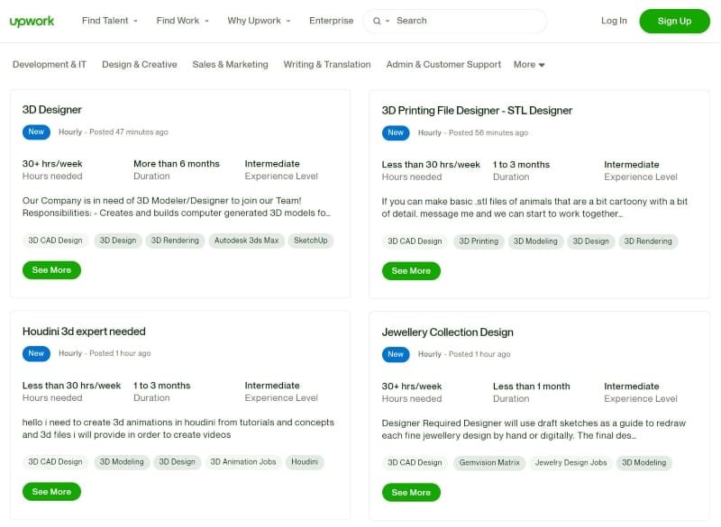 There's plenty of jobs for design professionals